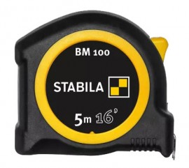 Stabila BM100 Pocket Tape, 16', cm/inch-
