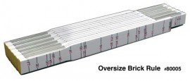 Stabila 80005 Oversize Brick 1/16ths Scale Both Edges Outside-