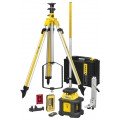 Stabila LAR 250 (05600) Interior/Exterior Rotating Laser with Slope Complete Kit with Tripod &amp; Elevation Rod-