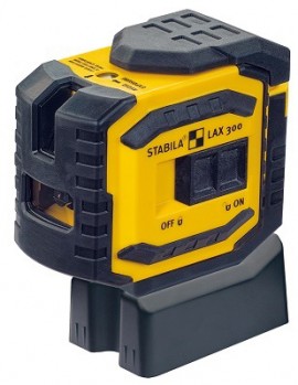 Stabila LAX300G Green Beam Cross Line Laser Plus Plum Dots Laser Level-