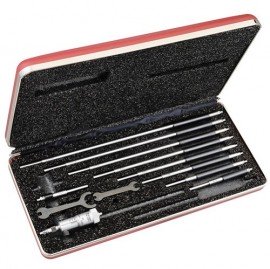 Starrett 124BZ Solid-Rod Inside Micrometer Set, 2 to 12&amp;quot;, imperial-