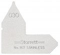 Starrett 167-030 Radius Gauge, 0.03"-