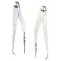 Starrett 243-6 Firm-Joint Hermaphrodite Caliper, 0 to 6&amp;quot;, flat leg-