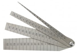 Starrett 267 Taper Gauge, 0.063 to 1.063&quot; range, 5.25&quot; L-