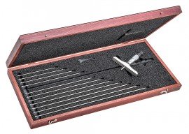 Starrett 445BZ-12RL Depth Micrometer, 0 to 12&amp;quot;, 12 rods-