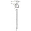 Starrett 3202-12 Dial Caliper, Hardened Stainless Steel, 0-12&quot; Range, .001&quot; Graduations-