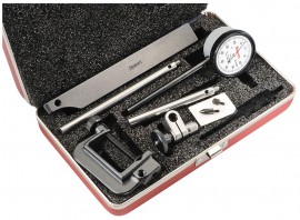 Starrett 650A5Z Back Plunger Dial Indicator, 0.2" range, 0 to 50 to 0 reading-