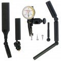 Starrett 711LCSZ Last Word Dial Test Indicator with attachments, 0.03&quot; range, 0 to 15 to 0 reading-