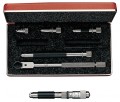 Starrett 823AZ Tubular Inside Micrometer with case, 1.5 to 8" range, 0.001" graduations-