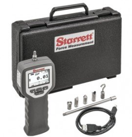 Starrett DFG-200 Digital Force Gauge, 1000 N (200 lbf), 5,000:1-