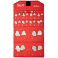 Starrett S167CHZ Radius Gauge Set, imperial-
