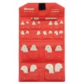 Starrett S167MCHZ Radius Gauge Set, 0.5 to 7 mm, 8 to 15 mm-