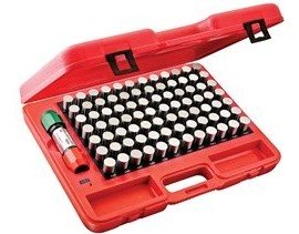 Starrett S4013-916 Precision Steel Pin Gage Set, .833 to .916&amp;quot; (-)-