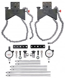 Starrett S668DZ Shaft Alignment Clamp Set, 5 to 9&quot;-