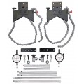 Starrett S668DZ Shaft Alignment Clamp Set, 5 to 9"-
