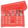 Starrett S830FZ Small Hole 5-Piece Gauge Set, 0.125 to 0.5"-