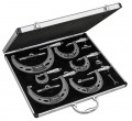 Starrett ST444.1CXRLZ 6-Piece Outside Micrometer Set, 0 to 6&quot; range-