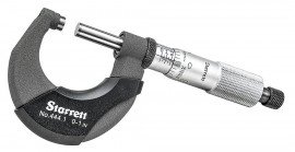 Starrett T444.1XRL-1 Outside Micrometer, 0 to 1" range-