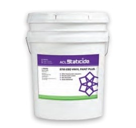 ACL Staticide 6700DLG5 ESD Vinyl Paint, 5 gal, light gray-