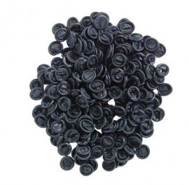 ACL Staticide 80LA-S Latex ESD Finger Cots, Black, Small-