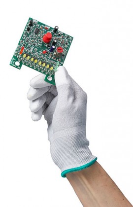 ACL Staticide GLKT-2XL Knit Gloves with Coated Tips, 2XL, 36 Pairs-