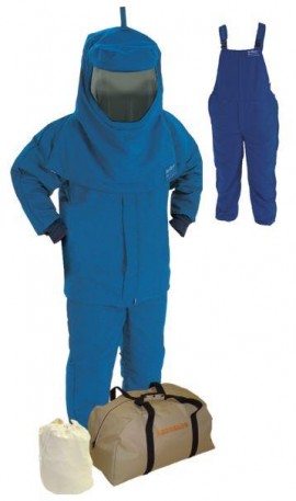 Steel Grip AGW40K-JB-9-L Arc Gear Jacket and Bib Overall Kit, large, size 9 gloves-