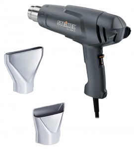 Steinel HL 1620 S Heat Tool Starter Kit, 575/950&amp;deg;F, 8/13 CFM-