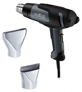 Steinel HL 1820 S Heat Tool Starter Kit, 120/750/1100&amp;deg;F, 4/7/13 CFM-