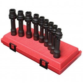Sunex 2695 Driveline Socket Set, 1/2" drive, 9-pack-
