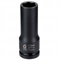 Sunex 2714 Wheel Lug Impact Socket, 1/2" drive, 17 mm, for Mercedes Benz-