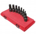 Sunex 2749 Universal Metric Hex Set, 1/2" Drive, 10-pack-