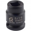 Sunex 310EPC Pipe Plug Socket Set, 11-pack, 3/8" Drive-