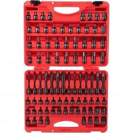 Sunex 3569 Hex Bit Impact Socket Set, 84-piece-