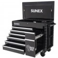 Sunex 8065PCBK Powered Cart, 50", 7 drawers-