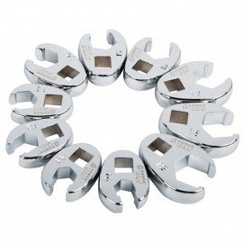 Sunex 9710M Metric Crows Foot Set, 3/8" drive, 10-pack-