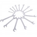 Sunex 9914M Angle Head Wrench Set, 14-pack, Metric-