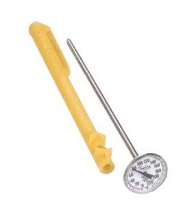 Taylor 6071N Dial Pocket Thermometer, 1&amp;quot; Diameter, -40 to 120&amp;deg;F-
