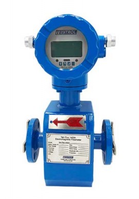 Tek-Trol Tek-Flux 1400A Electromagnetic Flowmeter, 6&quot;, 316L SS-
