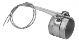 TEMPCO NHL Duraband Nozzle Heater with wire plain leads, 1.125&amp;quot;, 120 V-