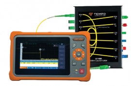 Tempo OFL100-CBL500 Optical Time-Domain Reflectometer with NA Power Supply and 1640' Launch Cable-