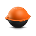 Tempo OM-02 Omnimarker II Underground Utility Marker Ball, orange/black, CATV, 77 kHz-