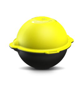 Tempo OM-04 Omnimarker II Underground Utility Marker Ball, yellow/black, fiber optic, 92 kHz-