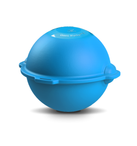 Tempo OM-08 Omnimarker II Underground Utility Marker Ball, blue, water, 145.7 kHz, 30-pack-