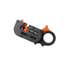 Tempo PA1281 CST PRO Wire Stripper with orange blade cassette, 3-level, 0.327 and 0.146"-