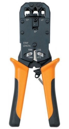 Tempo PA1530R All-in-One Pro Telephone Crimper, 28 to 24 AWG-