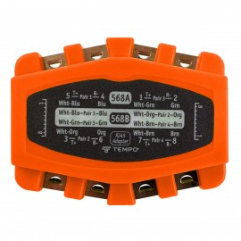Tempo PA1902 8-Way Modular Adapter, RJ45-