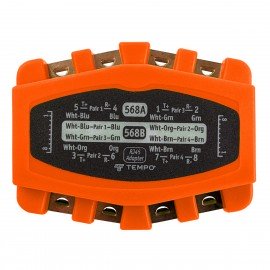 Tempo PA1902 8-Way Modular Adapter, RJ45-