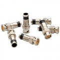 Tempo PA9740 Compression Connector, RG6 and RG6Q, BNC, 50-pack-