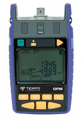 Tempo T2600XL-GE7 Large Area MPO Optical Power Meter with a 7 x 3 mm Ge detector and of 600 and 1650 nm-