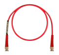 Tempo TC-500RX BNC to BNC Receive, 8&amp;quot; DSX-3 patch or adapter cord, RG59 cable receive Red-